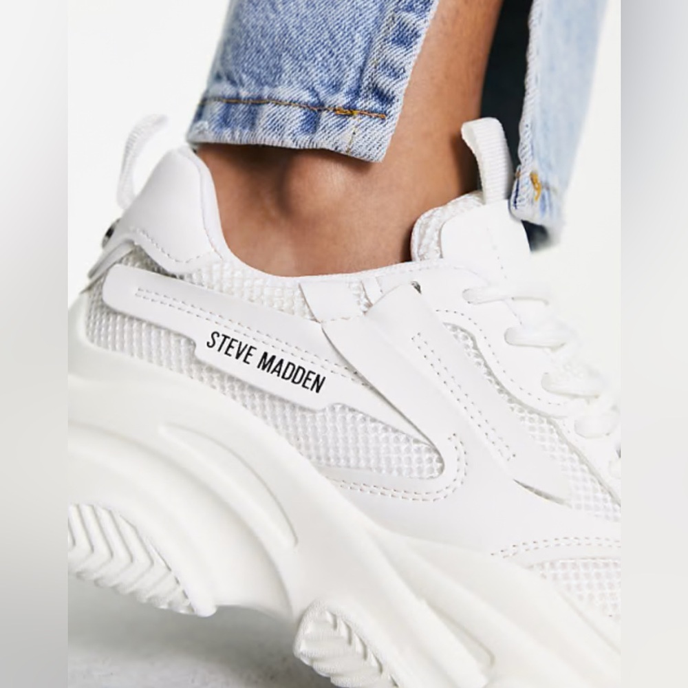 Steve Madden White Sneakers